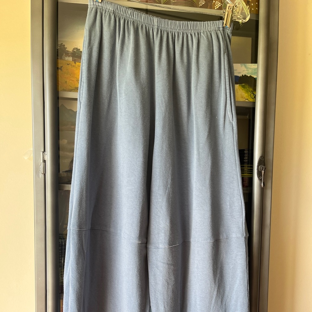 Bryn Walker Steel Blue “Oliver” balloon leg pants.